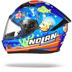 Nolan N60-6 Gemini Replica 51 M. Melandri Aquarium Saphire Blauw Integraalhelm -Nolan-Motorfiets Nolan n60 6 gemini replica 51.11