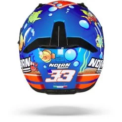 Nolan N60-6 Gemini Replica 51 M. Melandri Aquarium Saphire Blauw Integraalhelm -Nolan-Motorfiets Nolan n60 6 gemini replica 51.19