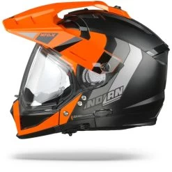 Nolan N70-2 X Decurio 31 Flat Zwart Oranje Wit Antraciet Multihelm 8 Nolan N70-2 X Decurio 31 Flat Zwart Oranje Wit Antraciet Multihelm -Nolan-Motorfiets n70 2 x decurio n com flat black 31.10 1