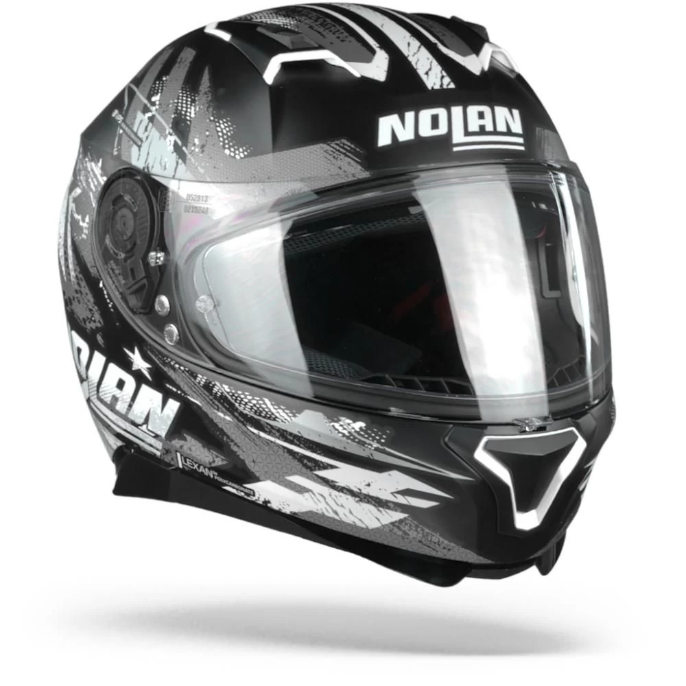 Nolan N87 Carnival 83 Flat Zwart Zilver Antraciet Integraalhelm 3 Nolan N87 Carnival 83 Flat Zwart Zilver Antraciet Integraalhelm - Afbeelding 3