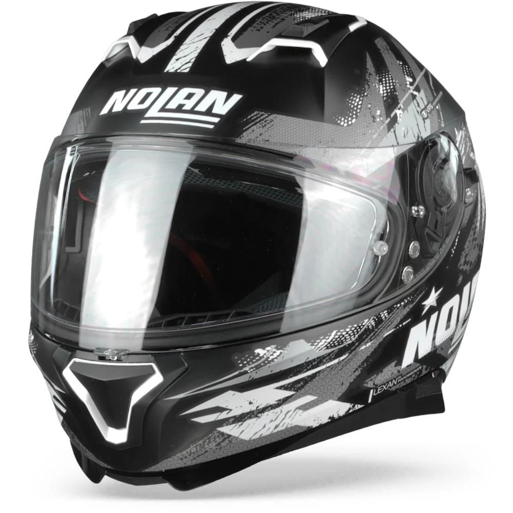 Nolan N87 Carnival 83 Flat Zwart Zilver Antraciet Integraalhelm 1 Nolan N87 Carnival 83 Flat Zwart Zilver Antraciet Integraalhelm