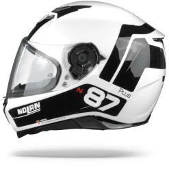 Nolan N87 Plus Distinctive 22 Metaal Wit Zwart Integraalhelm 9 Nolan N87 Plus Distinctive 22 Metaal Wit Zwart Integraalhelm -Nolan-Motorfiets n87 plus distinctive n com metal white 22.10 1