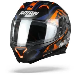 Nolan N87 Venator 91 Flat Zwart Oranje Blauw Antraciet Integraalhelm