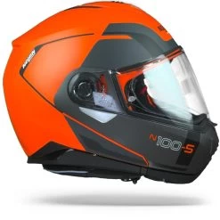 Nolan N100-5 Consistency Flat LED Oranje N-Com 027 Systeemhelm