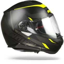 Nolan N100-5 Lumière 037 Zwart Geel Grijs Systeemhelm