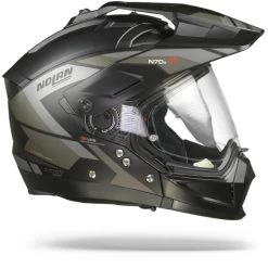 Nolan N70-2 X Grandes Alpes 21 Flat Zwart Grijs Multihelm