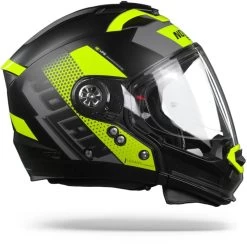 Nolan N70-2 GT Celeres 32 Flat Zwart Geel Zilver Multihelm -Nolan-Motorfiets nolan n70 2gt celeres32 flatblackyellowsilver.29