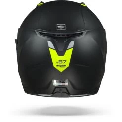 Nolan N87 Emblema 072 Glans Zilver Geel Integraalhelm