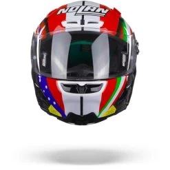 Nolan X-803 RS Ultra Carbon 20 Stoner Together Carbon Zwart Rood Wit Groen Integraalhelm -Nolan-Motorfiets nolan x803 rsultra carbon20 stonertogether blackredwhitegreen.01