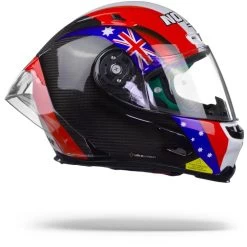 Nolan X-803 RS Ultra Carbon 20 Stoner Together Carbon Zwart Rood Wit Groen Integraalhelm -Nolan-Motorfiets nolan x803 rsultra carbon20 stonertogether blackredwhitegreen.29