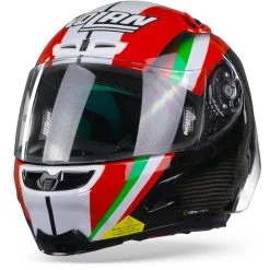 Nolan X-803 RS Ultra Carbon 20 Stoner Together Carbon Zwart Rood Wit Groen Integraalhelm -Nolan-Motorfiets nolan x803 rsultra carbon20 stonertogether blackredwhitegreen frontpage