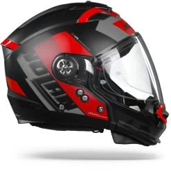 Nolan N70-2 GT Celeres 31 Flat Zwart Rood Zilver Multihelm -Nolan-Motorfiets nolann70 2gt celeres31 flatblackredsilver.29