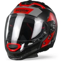 Nolan N70-2 GT Celeres 31 Flat Zwart Rood Zilver Multihelm -Nolan-Motorfiets nolann70 2gt celeres31 flatblackredsilver frontpage