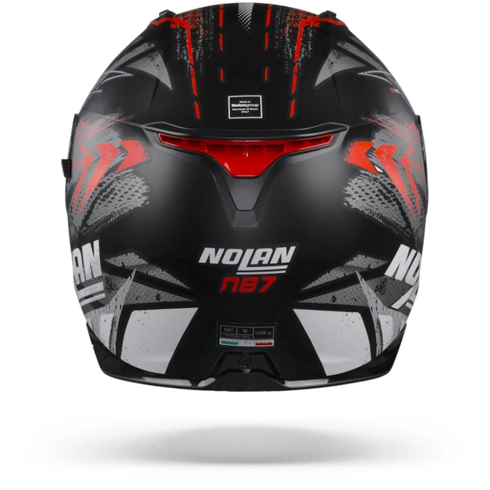 Nolan N87 Carnival 84 Flat Zwart Rood Antraciet Integraalhelm 4 Nolan N87 Carnival 84 Flat Zwart Rood Antraciet Integraalhelm - Afbeelding 4