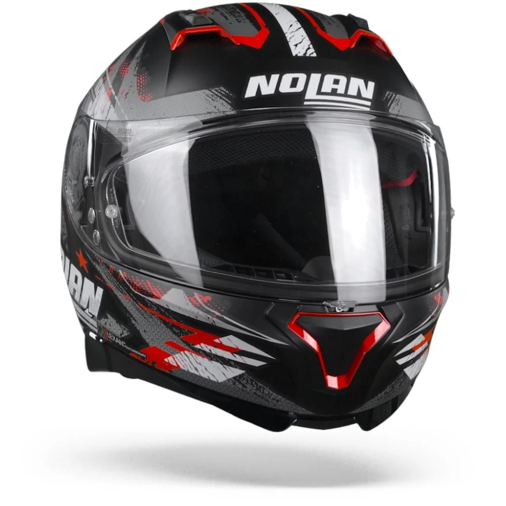 Nolan N87 Carnival 84 Flat Zwart Rood Antraciet Integraalhelm 6 Nolan N87 Carnival 84 Flat Zwart Rood Antraciet Integraalhelm - Afbeelding 6