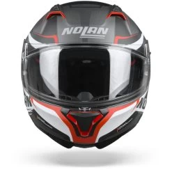 Nolan N87 Miles 87 Flat Lava Grijs Rood Wit Integraalhelm -Nolan-Motorfiets nolann87milesflatlavagreyredwhite.01