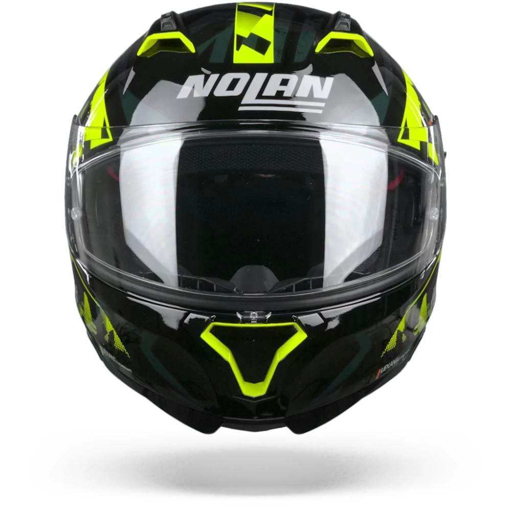 Nolan N87 Venator 90 Glans Zwart Geel Antraciet Integraalhelm 1 Nolan N87 Venator 90 Glans Zwart Geel Antraciet Integraalhelm