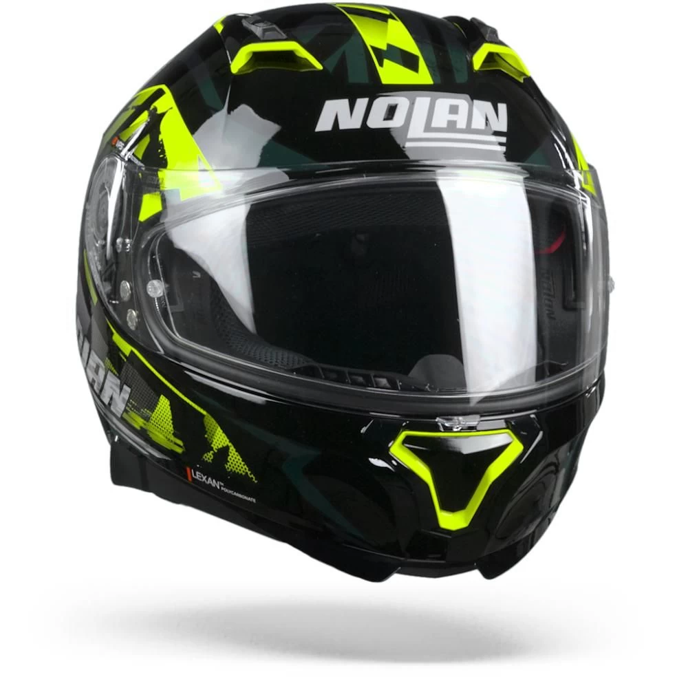 Nolan N87 Venator 90 Glans Zwart Geel Antraciet Integraalhelm 2 Nolan N87 Venator 90 Glans Zwart Geel Antraciet Integraalhelm - Afbeelding 2
