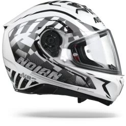 Nolan N87 Venator 93 Metaal Wit Zwart Antraciet Integraalhelm -Nolan-Motorfiets nolann87venator93metalwhite.29